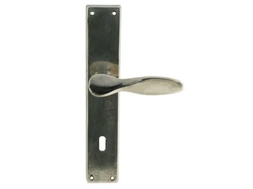 GAUDIUM MG2041 - Bronze door handle on back plate by Fama International - view 2